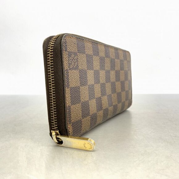 Louis Vuitton Long Wallet Damier Zippy Wallet N60015 Ebene Ladies - Picture 2 of 10
